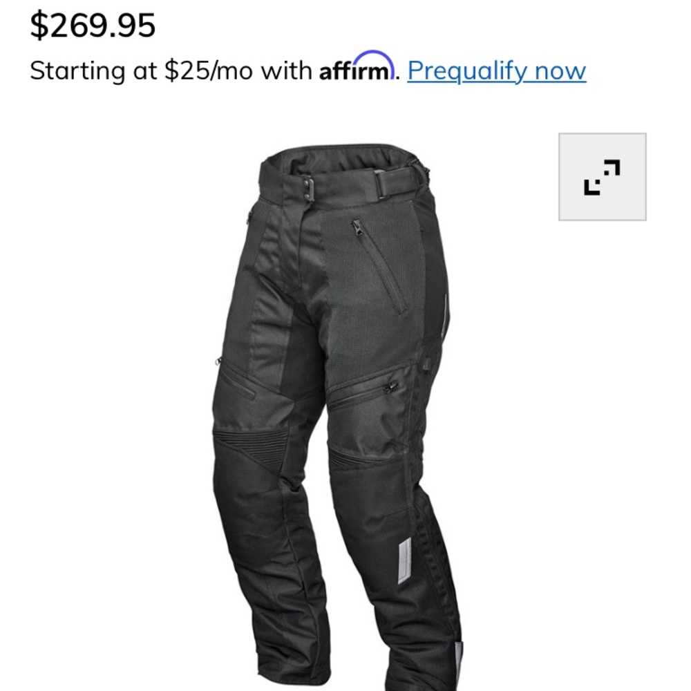 NWT First Gear womens motorcycle pants